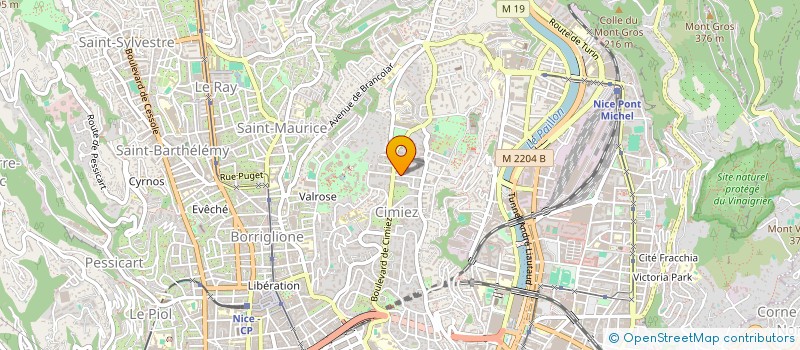 localisation de l'entreprise CTIM VILLA ELISABETH  NICE