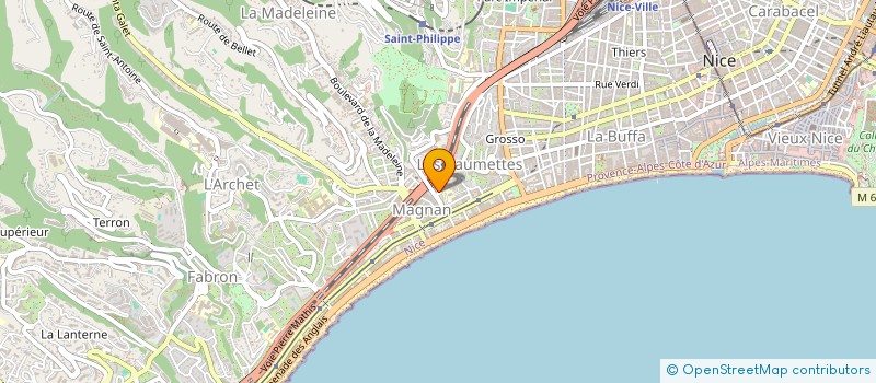 localisation de l'entreprise CTIM VILLA KARINE à NICE