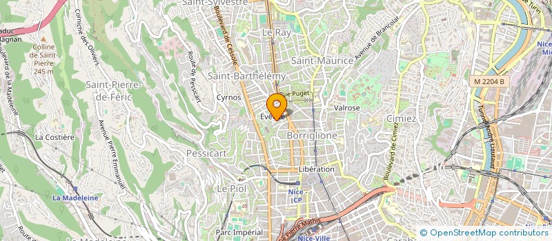 localisation de l'entreprise CTIM VILLA MASSENET  NICE