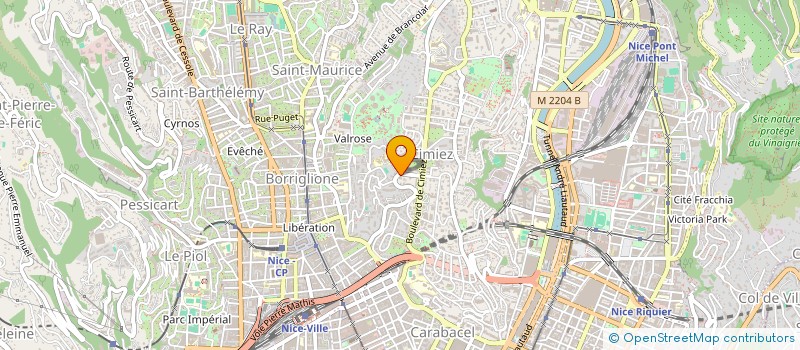 localisation de l'entreprise CTIM VILLA NOBILI à NICE