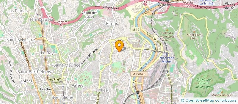 localisation de l'entreprise CTIM VILLA PATRICIA  NICE