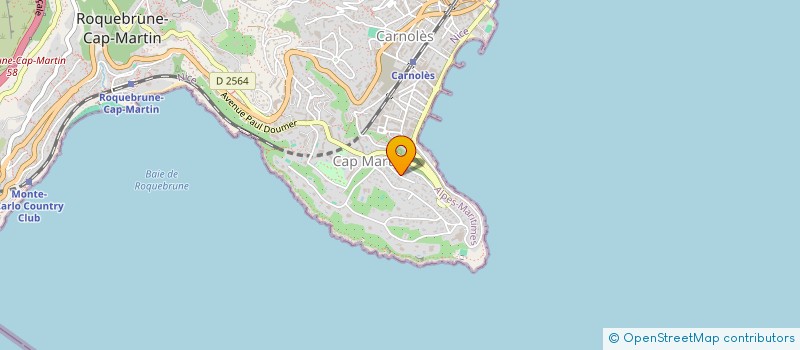 localisation de l'entreprise CTIM VILLA SALAMBO à ROQUEBRUNE-CAP-MARTIN