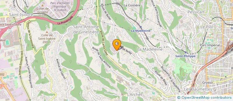 localisation de l'entreprise CTIM VILLAS DE BELLET  NICE