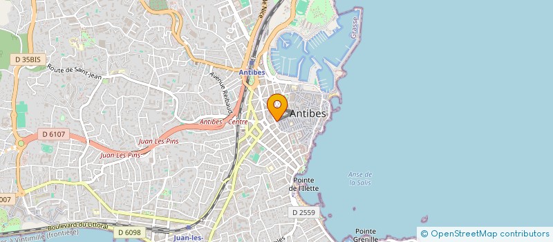 localisation de l'entreprise CTIM WINDSOR RESIDENCE à ANTIBES