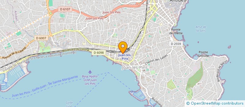 localisation de l'entreprise CTIM XANTHIA à ANTIBES