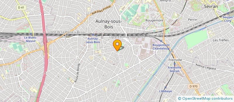 localisation de l'entreprise CTINOV à AULNAY-SOUS-BOIS