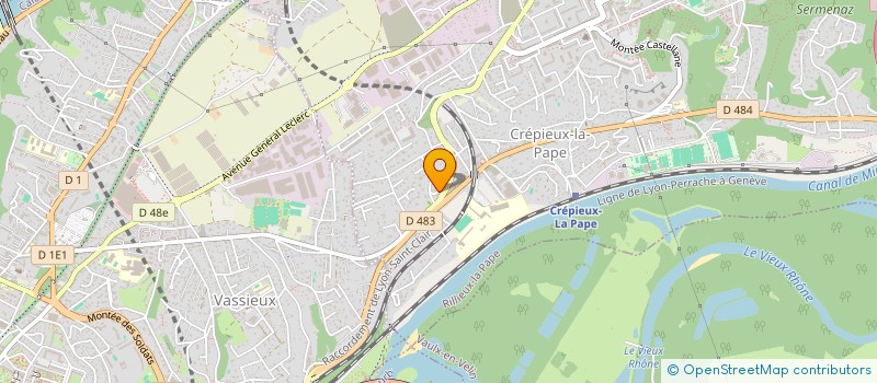 localisation de l'entreprise CTIS - CENTRE DE TRAITEMENT DE L INFORMATION SCIENTIFIQUE  RILLIEUX-LA-PAPE