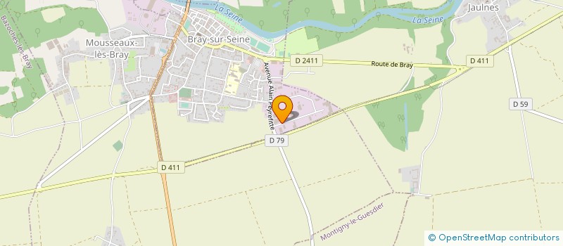 localisation de l'entreprise CTIS ENTREPRISE  BRAY-SUR-SEINE