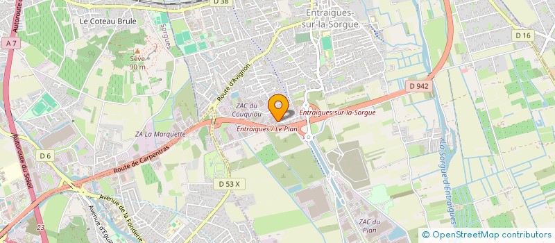 localisation de l'entreprise CTIV IMMOBILIER  SAUMANE-DE-VAUCLUSE