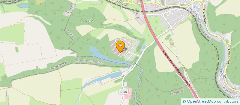 localisation de l'entreprise CTJ IMMO  FONTOY