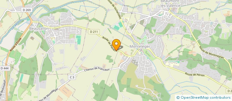 localisation de l'entreprise CTJF  BEAUVALLON