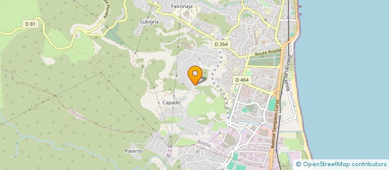 localisation de l'entreprise CTK à BASTIA