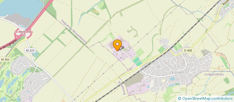 localisation de l'entreprise CTK  KILSTETT