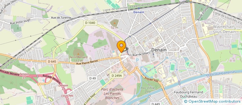 localisation de l'entreprise CTK DENAIN  DENAIN