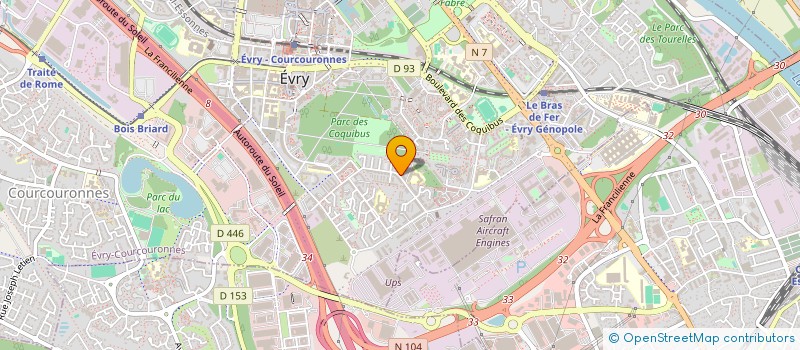 localisation de l'entreprise CTKA  EVRY-COURCOURONNES