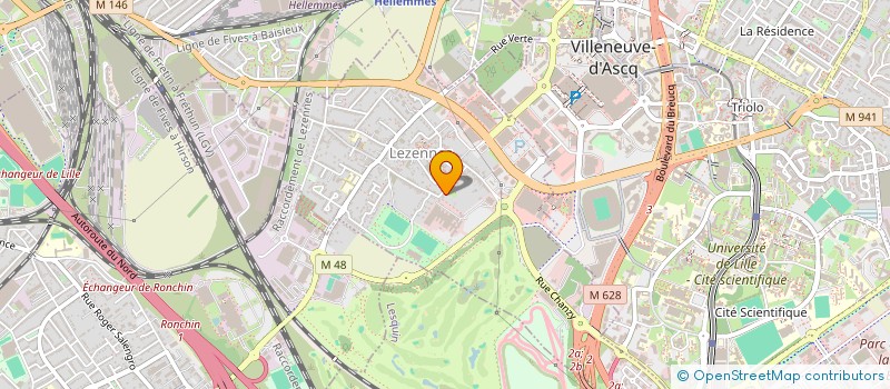 localisation de l'entreprise CTL  LEZENNES