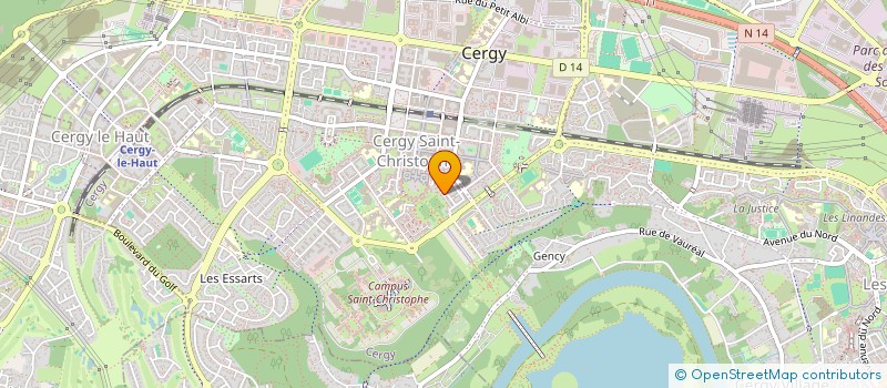 localisation de l'entreprise CTL EXPRESS  CERGY