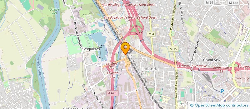 localisation de l'entreprise CTL EXPRESS  TOULOUSE