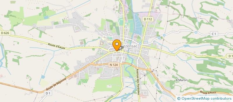 localisation de l'entreprise CTL INFORMATIQUE  VIC-FEZENSAC