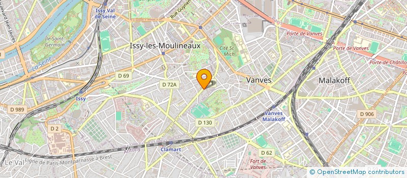 localisation de l'entreprise CTLD SERVICES à ISSY-LES-MOULINEAUX
