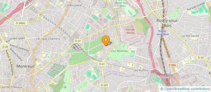 localisation de l'entreprise CTLE CONSEIL à MONTREUIL
