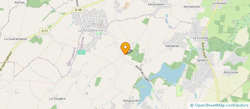 localisation de l'entreprise CTLF  GUERANDE