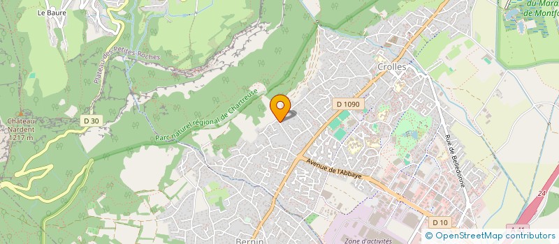 localisation de l'entreprise CTLL  CROLLES