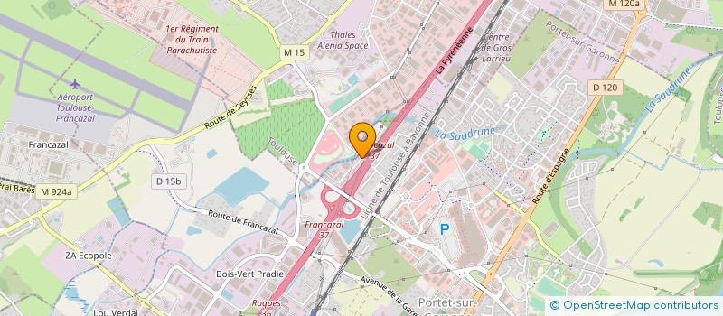 localisation de l'entreprise CTM 31  PORTET-SUR-GARONNE