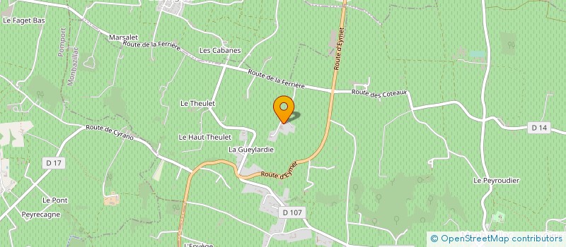 localisation de l'entreprise CTM à MONBAZILLAC