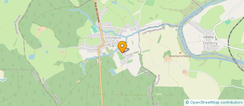 localisation de l'entreprise CTM  SILTZHEIM