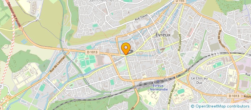 localisation de l'entreprise CTM à EVREUX