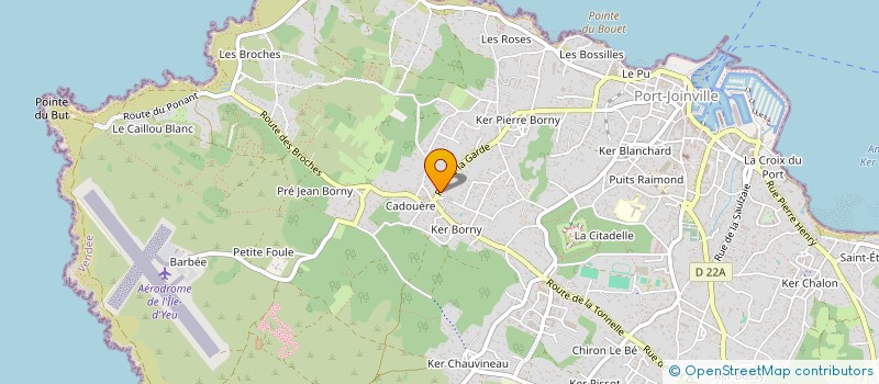 localisation de l'entreprise CTM à L'ILE-D'YEU