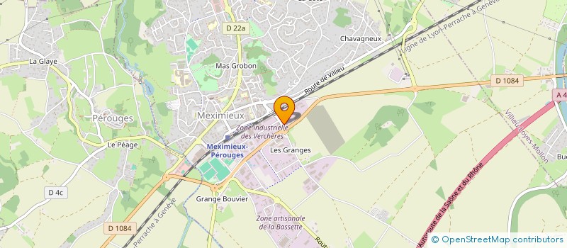 localisation de l'entreprise CTM  MEXIMIEUX