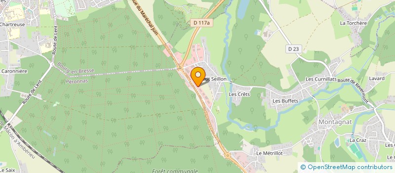 localisation de l'entreprise CTM AUTO SECURITAS  MONTAGNAT