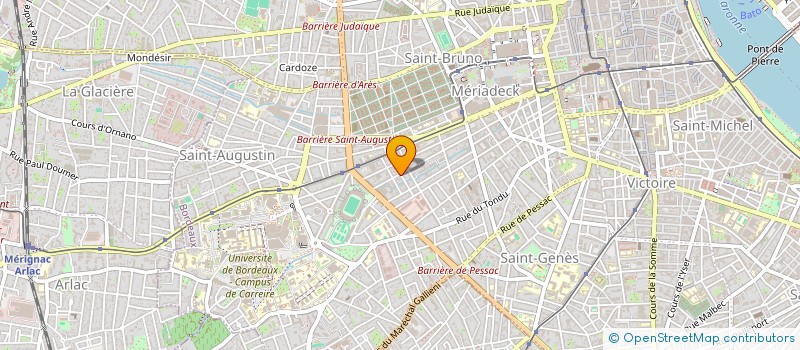 localisation de l'entreprise CTM CAPITAL  BORDEAUX