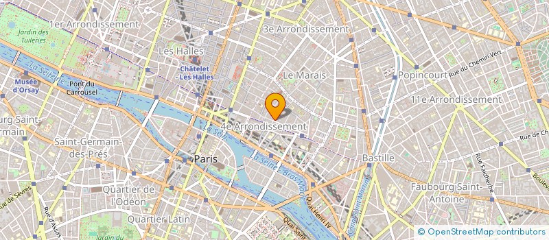 localisation de l'entreprise CTM COMPTOIR TEXTILE DU MARAIS  PARIS