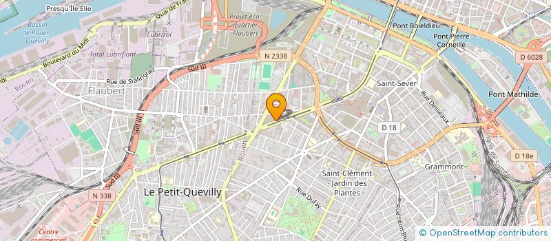 localisation de l'entreprise CTM CONSTRUCTION à ROUEN