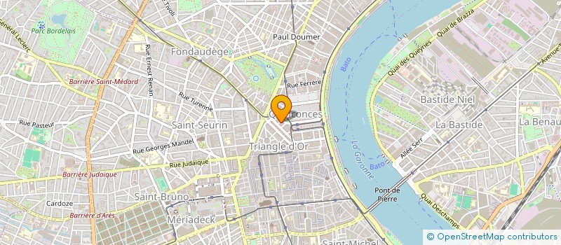 localisation de l'entreprise CTM DIRECT SA à BORDEAUX
