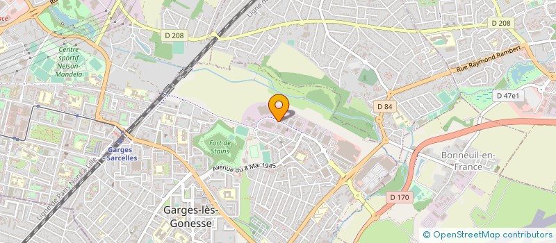 localisation de l'entreprise CTM EUROMEUBLE à GARGES-LES-GONESSE