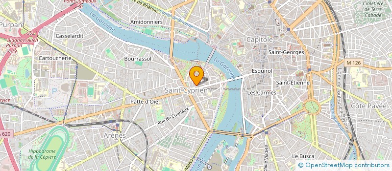 localisation de l'entreprise CTM EVASIONS à TOULOUSE