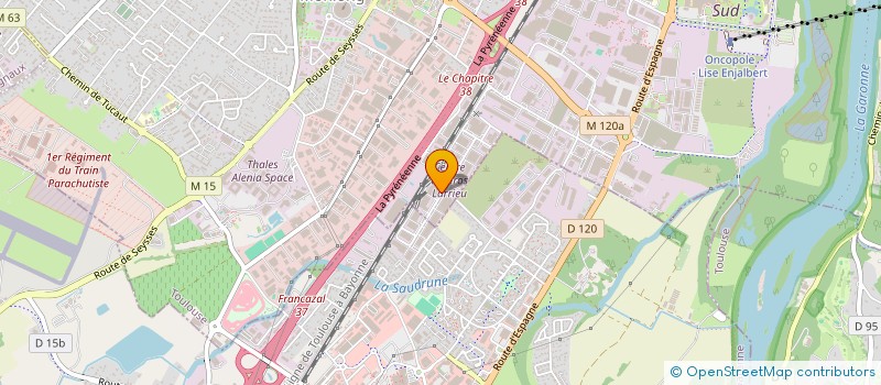 localisation de l'entreprise CTM EXPRESS à TOULOUSE