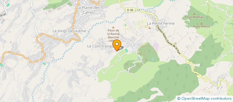 localisation de l'entreprise CTM RUN  LE TAMPON