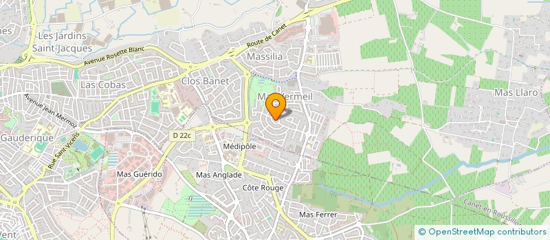 localisation de l'entreprise CTM SERVICES(CLIMATISATIONS TRAVAUX MULTI-SERVICES) à PERPIGNAN