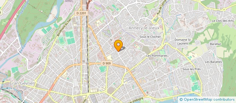 localisation de l'entreprise CTMATIC  ANNECY
