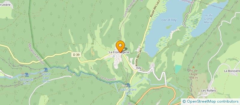 localisation de l'entreprise CTMD  LE FRASNOIS