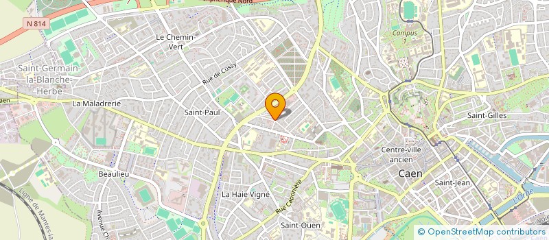localisation de l'entreprise CTMH à CAEN