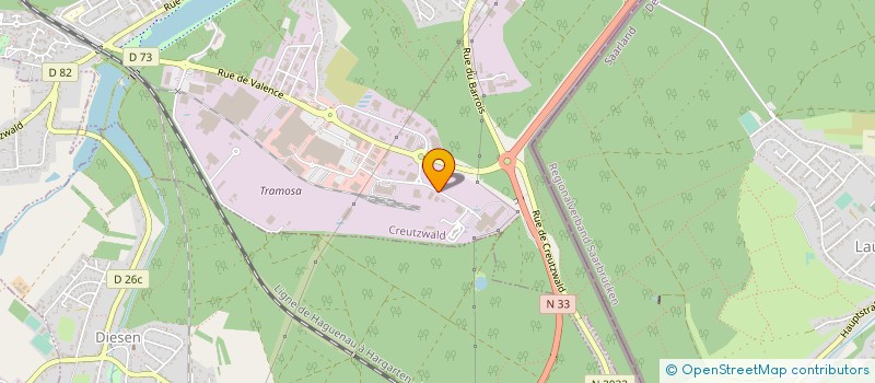 localisation de l'entreprise CTMI  CREUTZWALD