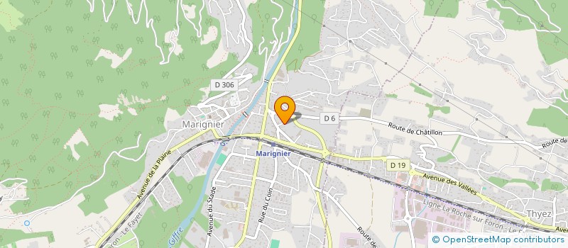 localisation de l'entreprise CTML  MARIGNIER