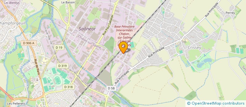 localisation de l'entreprise CTMS à CRISSEY