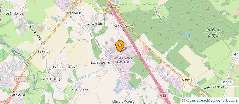localisation de l'entreprise CTN  LE BIGNON